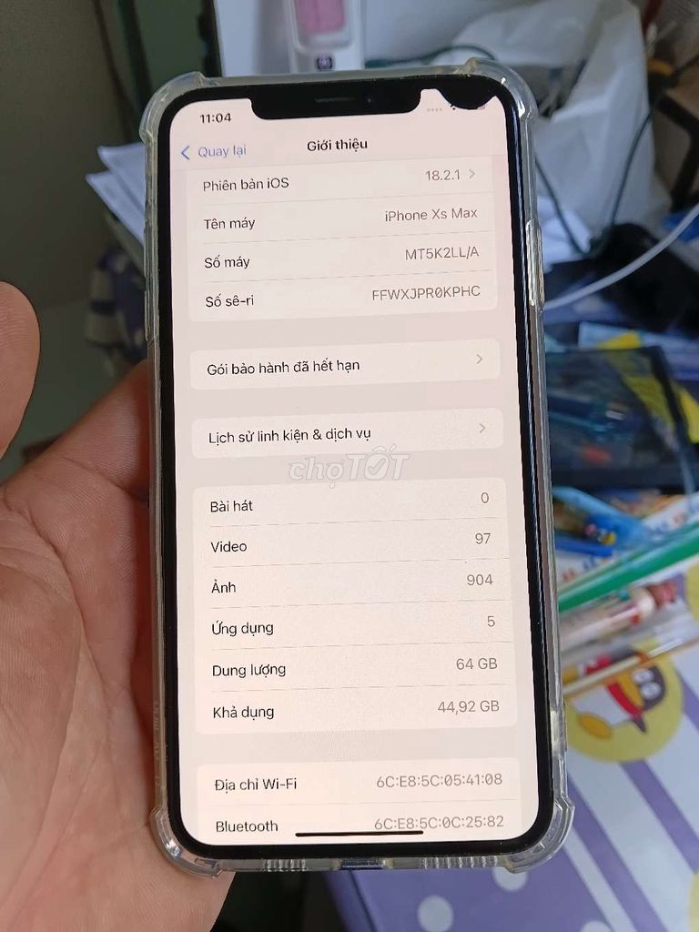 Apple iPhone Xs Max 64GB Trắng. Mua bán Điện thoại tại Huyện Lấp Vò Đồng Tháp được đăng bởi Bán Cho Vui hình 1