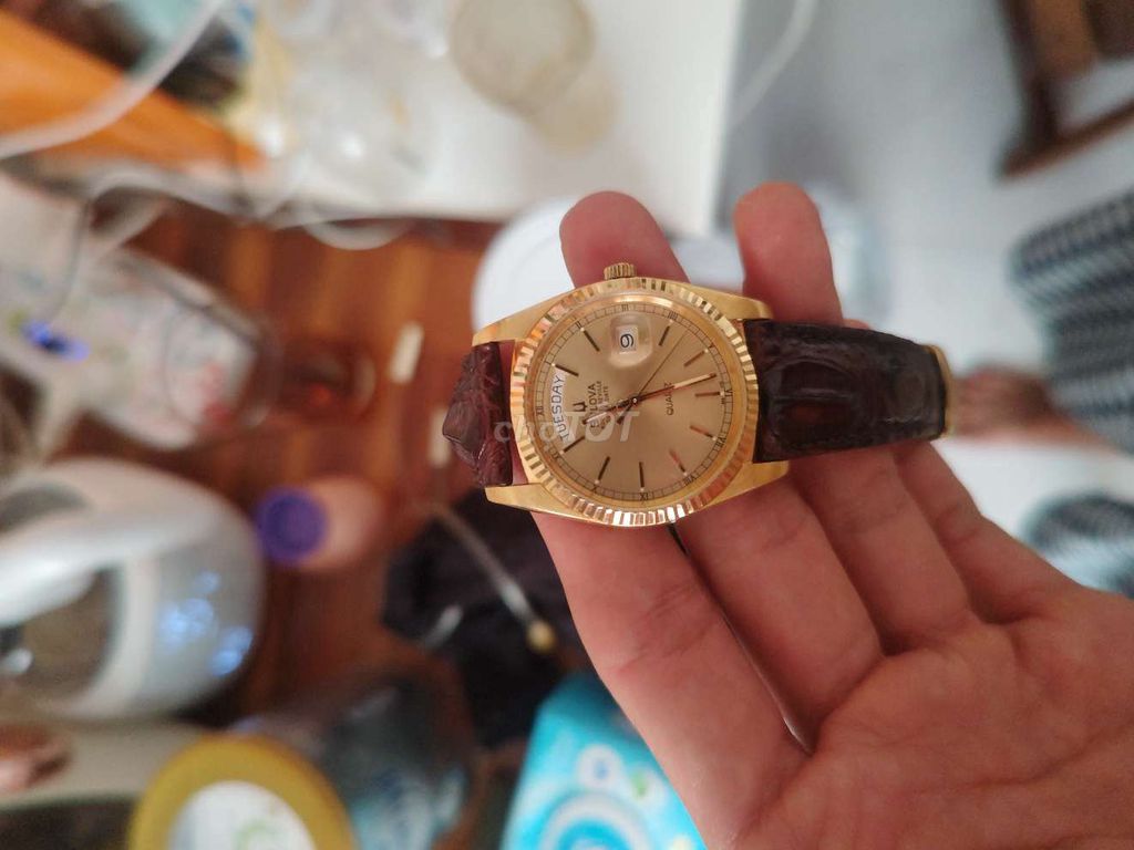 Bulova Super Seville Day-Date Nam Mạ vàng Nâu sẫm. Mua bán Đồng hồ tại Thành phố Sóc Trăng Sóc Trăng được đăng bởi KhanhTran hình 1