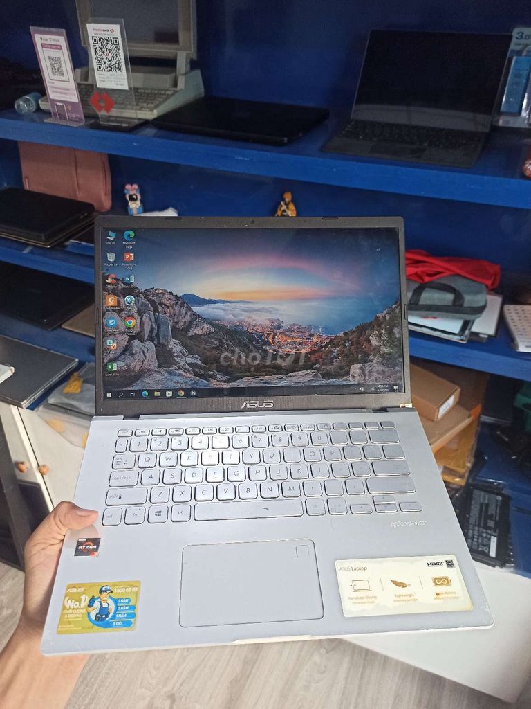 Asus x409D.Ryzen 3.Ddr4 8g.ssd 256g.pin trên 2h