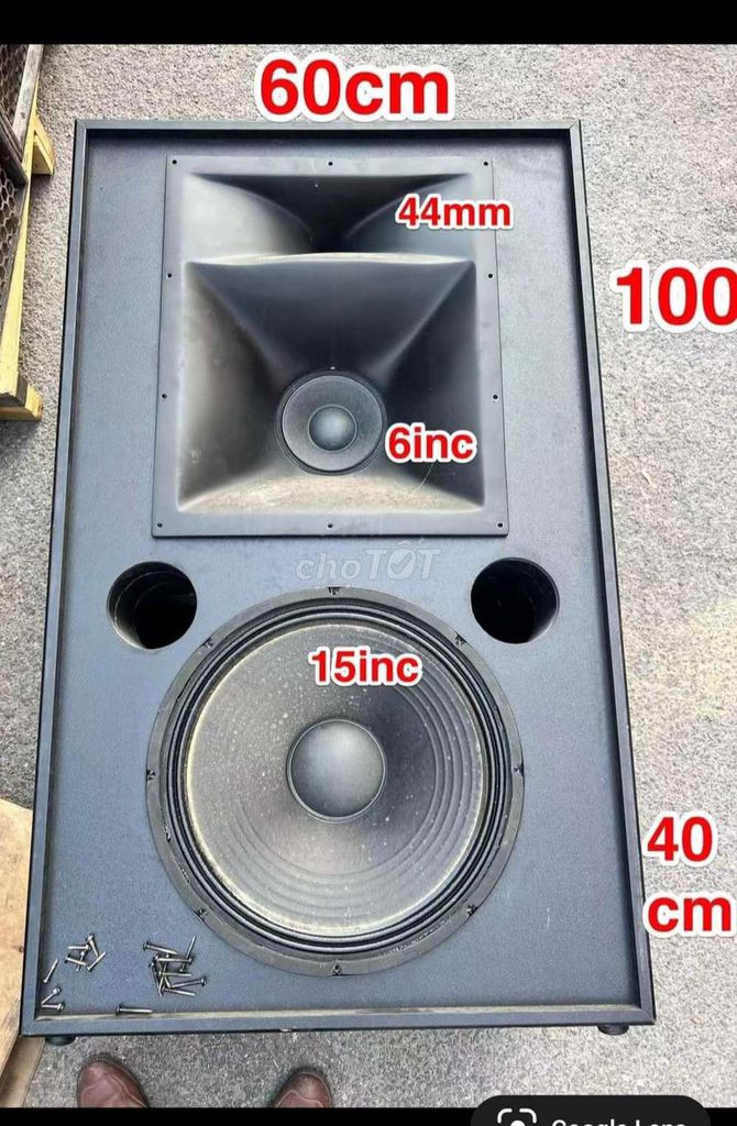 Loa Fidek 40cm 76mm 3 đường tiếng Đen. Mua bán Tivi, Âm thanh tại Thị xã Bến Cát Bình Dương được đăng bởi anh hình 1