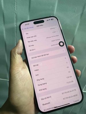 iphone 14 pro max 128gb VN