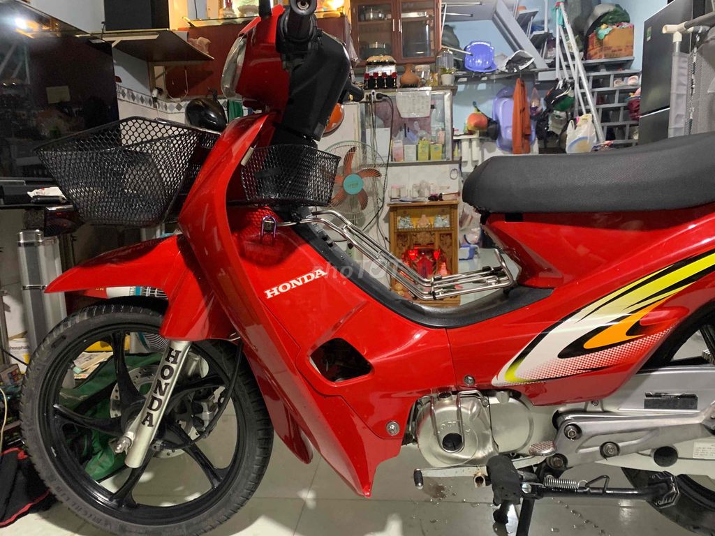 Honda Wave 50cc тюнинг 100cc с красным корейским ПТС