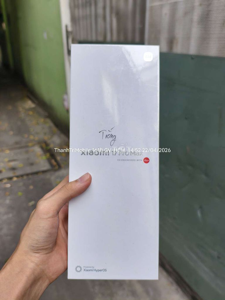 Xiaomi 17 Pro Max 16/1tb Trắng newseal nội địa. Mua bán Điện thoại tại Quận Gò Vấp Tp Hồ Chí Minh được đăng bởi Thanh Tri hình 1