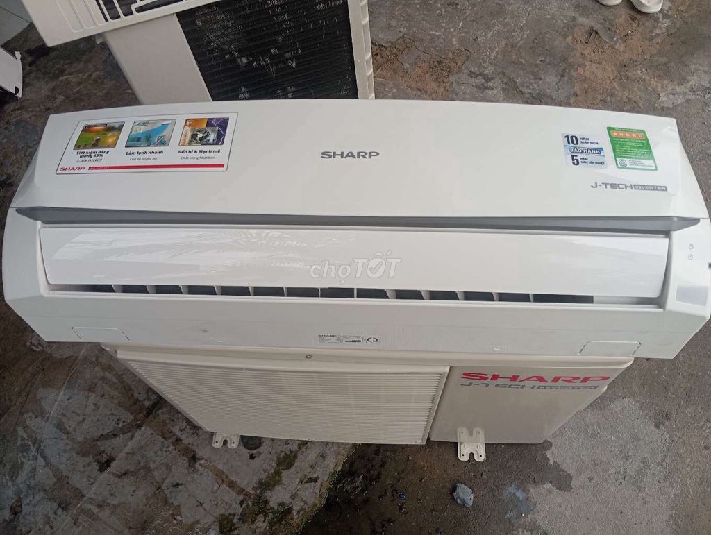 Máy lạnh Sharp 2 ngựa Inverter Trắng. Mua bán Máy lạnh, điều hoà tại Huyện Cần Giuộc Long An được đăng bởi Huynhvanthanh hình 1