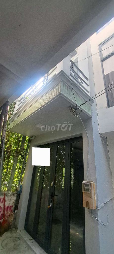 (KO CÓ CĂN THỨ 2)BÁN NHÀ VUÔNG VỨC 17.7M2 - 1 trệt 1 lầu,Bùi Văn Ba Q7