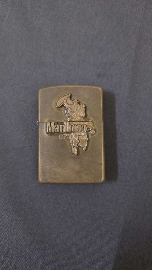 Bật lửa Zippo Marlboro Lasso X Đồng Vàng đồng Mới