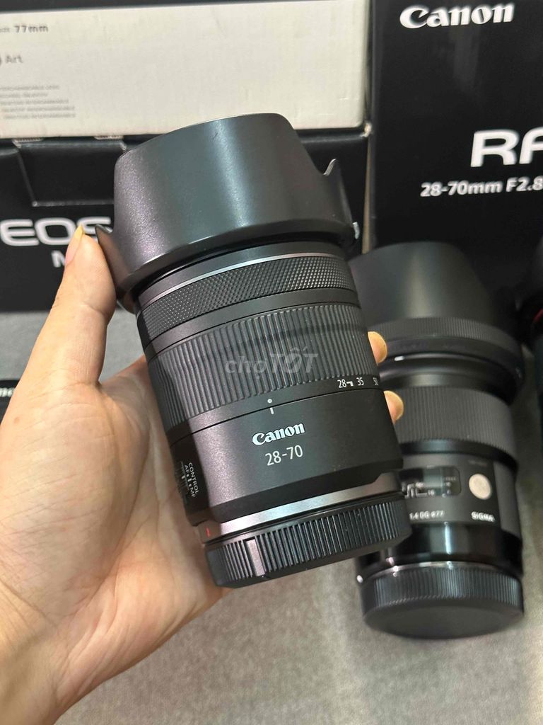 Ống kính Canon RF 28-70mm F2.8 IS STM Đen 99%. Mua bán Máy ảnh, Máy quay tại Quận Hải Châu Đà Nẵng được đăng bởi Tiến Đạt hình 1