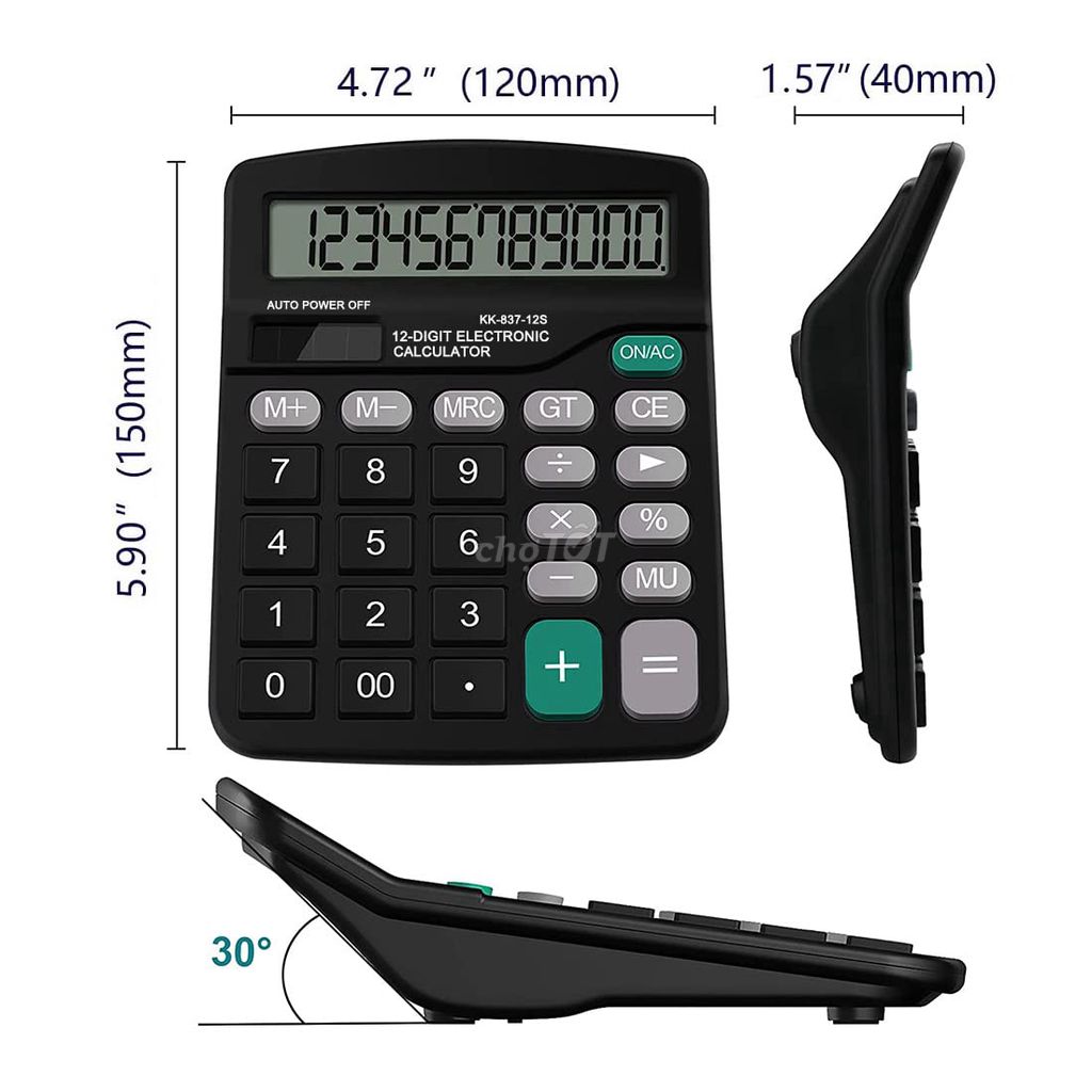 Máy tính cầm tay 12 digit với màn lớn KK-937-12S. Mua bán Đồ dùng văn phòng tại Quận Ngô Quyền Hải Phòng được đăng bởi Vinh hình 1