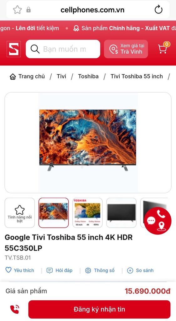 Tivi wifi Toshiba 65 inch 4K Mới 100% full box. Mua bán Tivi, Âm thanh tại Quận Ninh Kiều Cần Thơ được đăng bởi Luật Nguyễn hình 1