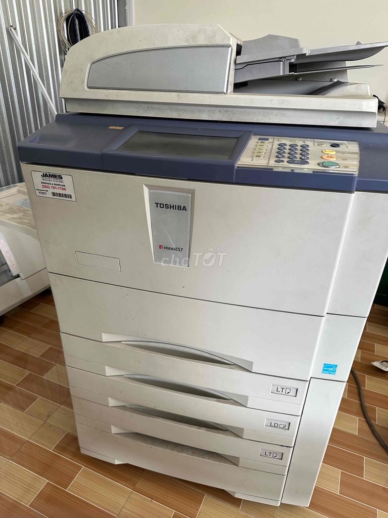 Máy photocopy Toshiba e-STUDIO857. Mua bán Đồ dùng văn phòng tại Huyện Mỏ Cày Bắc Bến Tre được đăng bởi Hậu hình 1