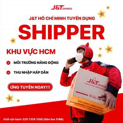 Tuyển 1 shipper bưu cục làm ca 3 (13h - 22h )