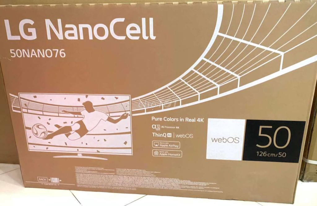 TV QLED LG 50NANO76 50in 4K NANO CELL BảoHành 2026