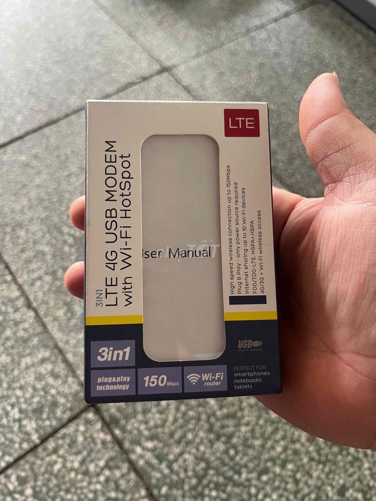 Bộ phát Wifi 4G USB Trắng. Mua bán Phụ kiện (Màn hình, Chuột...) tại Huyện Củ Chi Tp Hồ Chí Minh được đăng bởi Nguyen Anh Thư hình 1