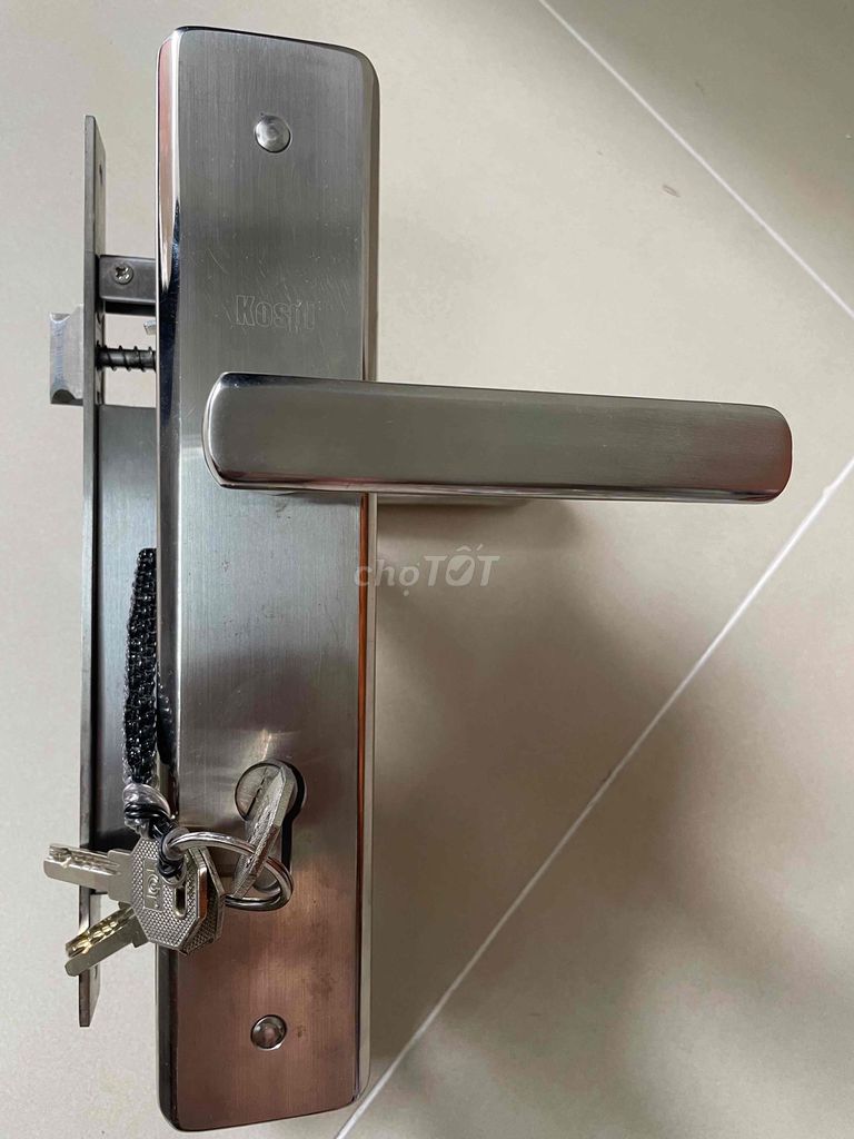 Khóa cửa Kospi Inox 304 Bạc. Mua bán Nội thất, đồ gia dụng khác tại Thành phố Thuận An Bình Dương được đăng bởi Trần Thành hình 1