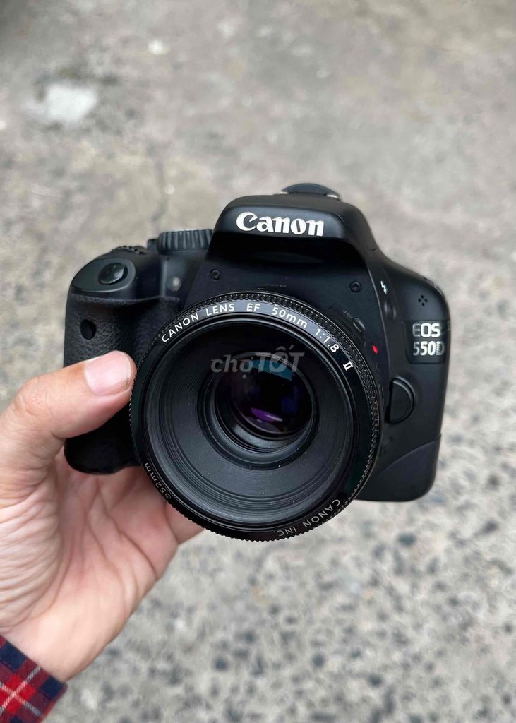 🔴Lens 50 f/1.8 Xóa Phông + 550D Canon