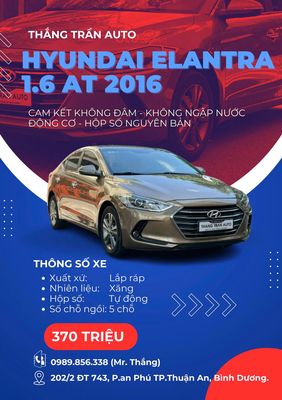 Hyundai Elantra 2016 1.6 AT siêu chất bao test xe