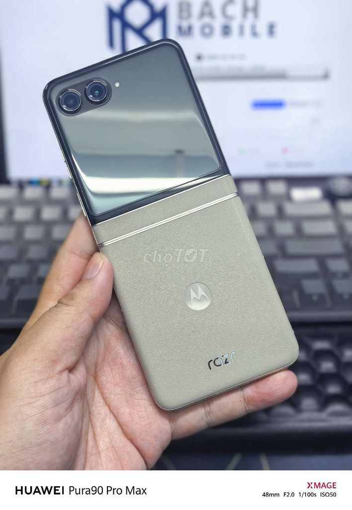 Motorola Razr 50 256GB Xanh. Mua bán Điện thoại tại Quận Ninh Kiều Cần Thơ được đăng bởi Bách Mobile hình 1