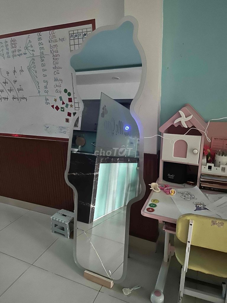 Gương soi toàn thân Chú gấu LED cảm ứng. Mua bán Nội thất, đồ gia dụng khác tại Quận Hải Châu Đà Nẵng được đăng bởi Bảo hình 1