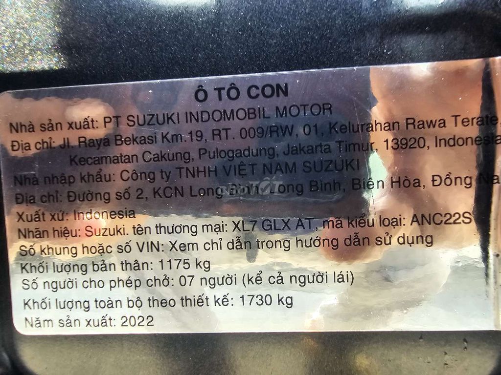 SUZUKI XL7 SX 2022 AT 62000KM BẢO HÀNH 1 NĂM. Mua bán Ô tô tại Quận Bình Tân Tp Hồ Chí Minh được đăng bởi Lê Tử can  hình 20