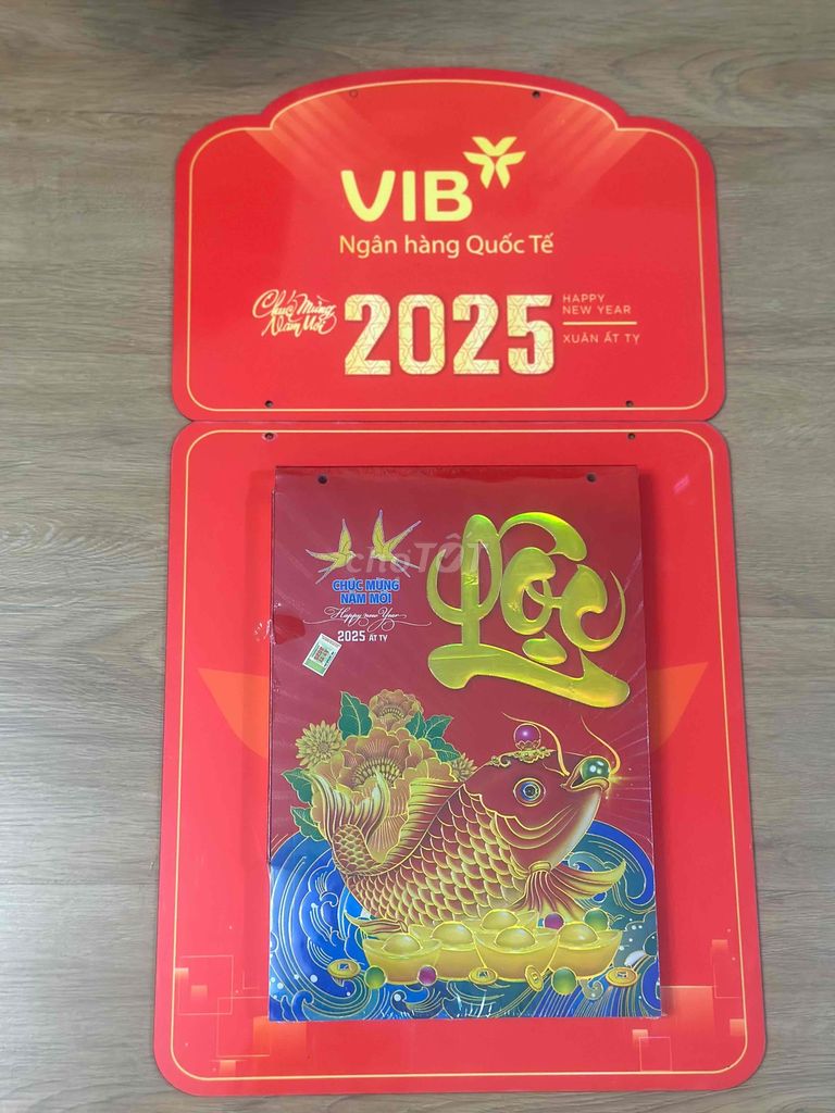 thanh lý lịch bloc VIB 2025 sz (20*30cm)