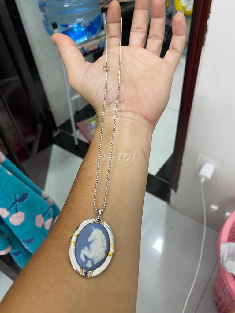 Dây chuyền Bạc Mặt kỳ lân. Mua bán Phụ kiện thời trang khác tại Quận 3 Tp Hồ Chí Minh được đăng bởi huy uss hình 1