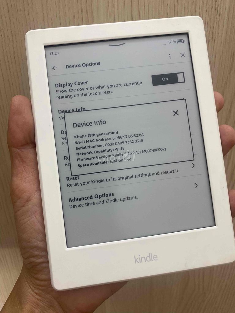 Máy đọc sách Amazon Kindle Gen 8 Trắng. Mua bán Máy tính bảng tại Quận 8 Tp Hồ Chí Minh được đăng bởi Khai hình 1