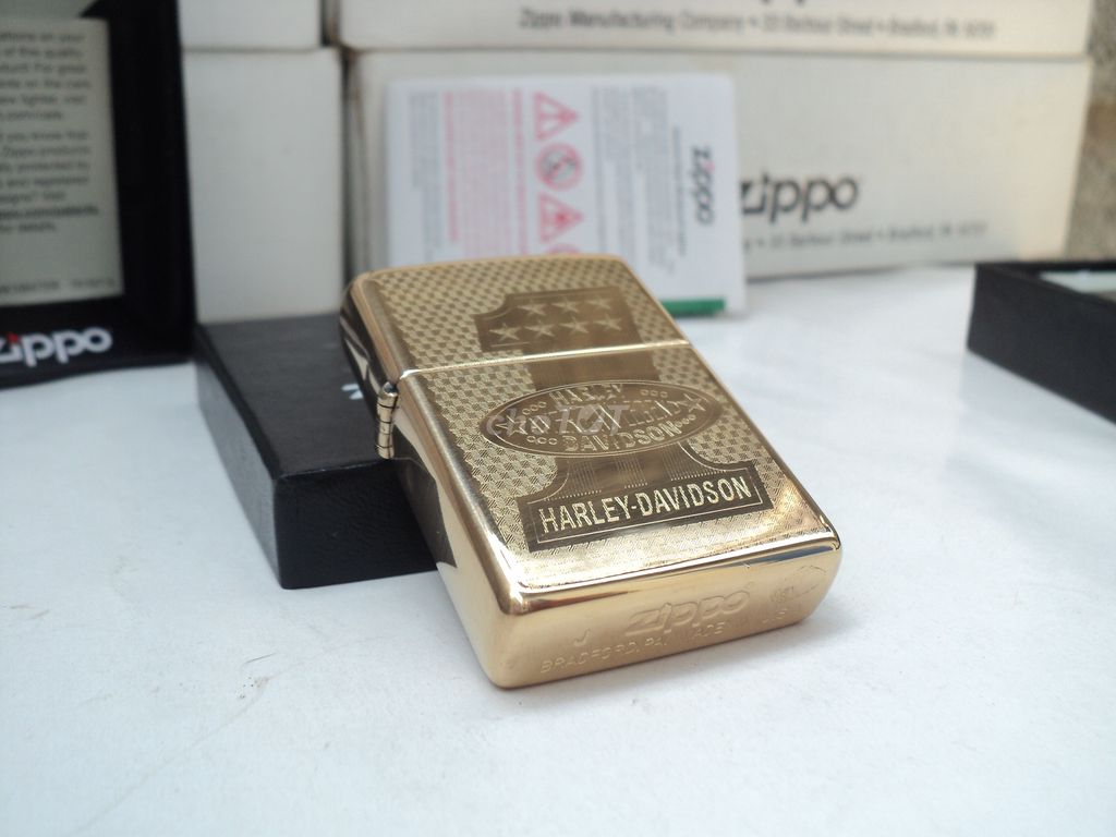 Zippo MỸ, Đồng Khối ' Motor HARLEY DAVIDSON / SỐ 1