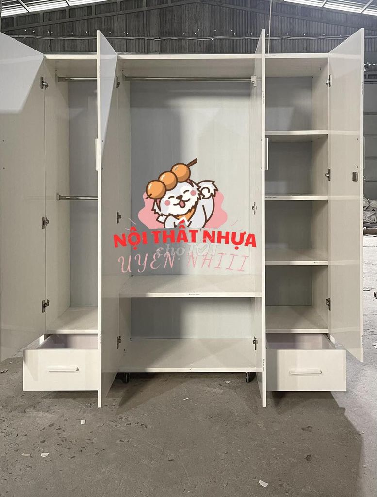 Tủ quần áo-Tủ quần áo-Tủ quần áo-. Mua bán Tủ, kệ gia đình tại Quận 11 Tp Hồ Chí Minh được đăng bởi Nhi Nội Thất Nhựa Giá Xưởng  hình 1