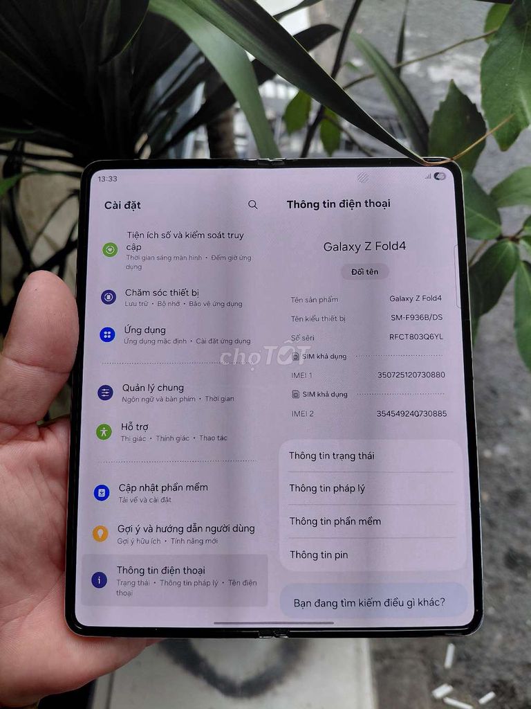 Samsung Galaxy Z Fold4 12/512GB Bạc. Mua bán Điện thoại tại Quận 10 Tp Hồ Chí Minh được đăng bởi Hoàng Gia Bảo Bảo hình 1