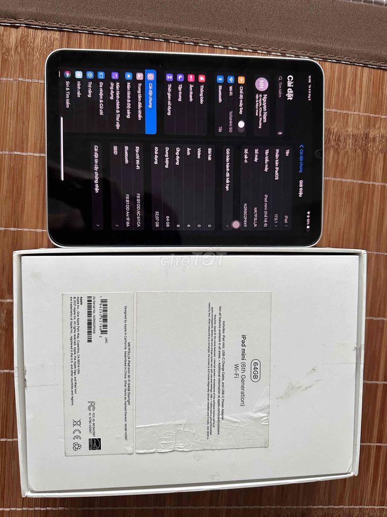 Apple iPad mini 6 64GB Vàng. Mua bán Máy tính bảng tại Quận Hà Đông Hà Nội được đăng bởi Nam hình 1