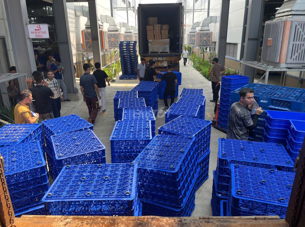 Thùng nhựa HDPE Xanh dương. Mua bán Nội thất, đồ gia dụng khác tại Quận Liên Chiểu Đà Nẵng được đăng bởi Nguyễn Thị Trâm hình 1