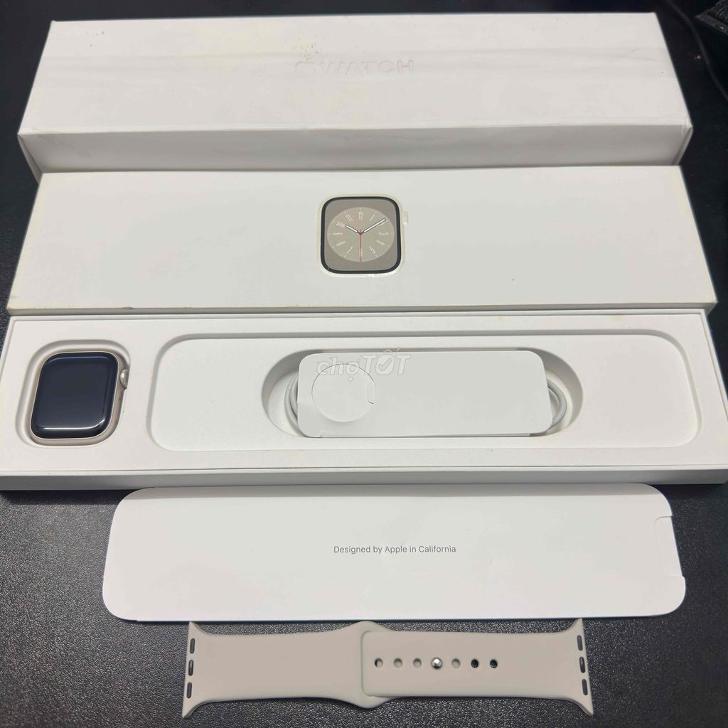 Apple Watch Series 8 41mm Starlight. Mua bán Thiết bị đeo thông minh tại Huyện Nhà Bè Tp Hồ Chí Minh được đăng bởi Nguyễn Hữu Thắng hình 1