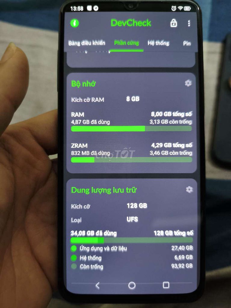 Vsmart Aris 128GB Xanh lá Like New. Mua bán Điện thoại tại Quận Tây Hồ Hà Nội được đăng bởi Tự Tìm Hiểu hình 1