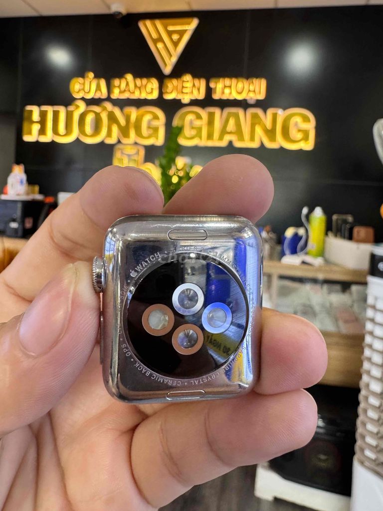 Apple Watch Series 3 Bạc 38mm. Mua bán Thiết bị đeo thông minh tại Thành phố Bến Tre Bến Tre được đăng bởi HươngGiangmobile hình 1
