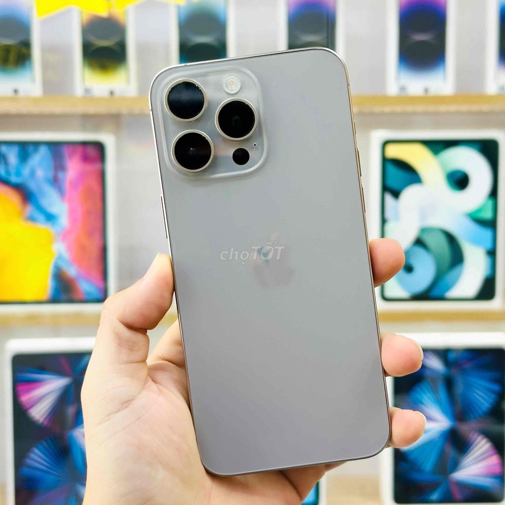 🍎15 PROMAX TỰ NHIÊN 256GB VN/A ZIN ĐẸP CẬN 99% P83. Mua bán Điện thoại tại Quận Bình Thuỷ Cần Thơ được đăng bởi Nghĩa Trần Mobile hình 1