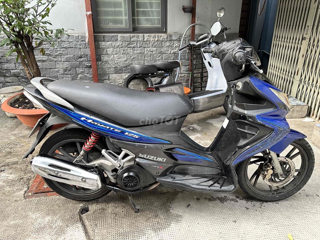 Suzuki Hayate 125 Xanh đen. Mua bán Xe máy tại Quận 3 Tp Hồ Chí Minh được đăng bởi Phạm thanh Trí  hình 7