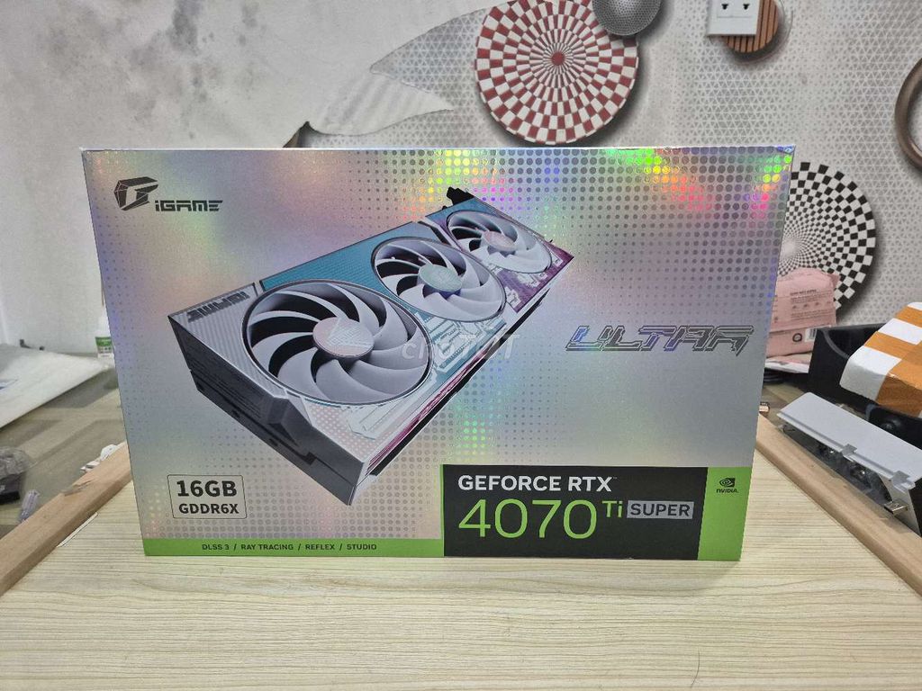 Card đồ họa iGame RTX 4070 Ti Super. Mua bán Linh kiện (RAM, Card...) tại Quận Hải An Hải Phòng được đăng bởi Huy hình 1