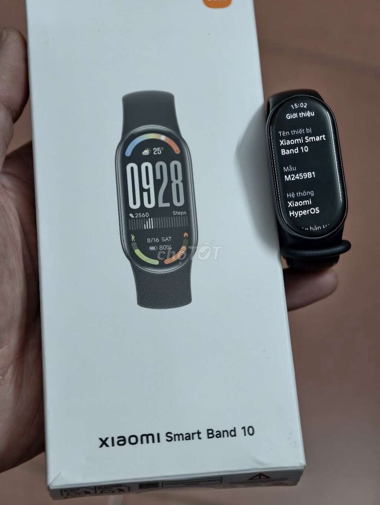 Xiaomi Smart Band 10 Đen. Mua bán Thiết bị đeo thông minh tại Quận Nam Từ Liêm Hà Nội được đăng bởi Dream II hình 1