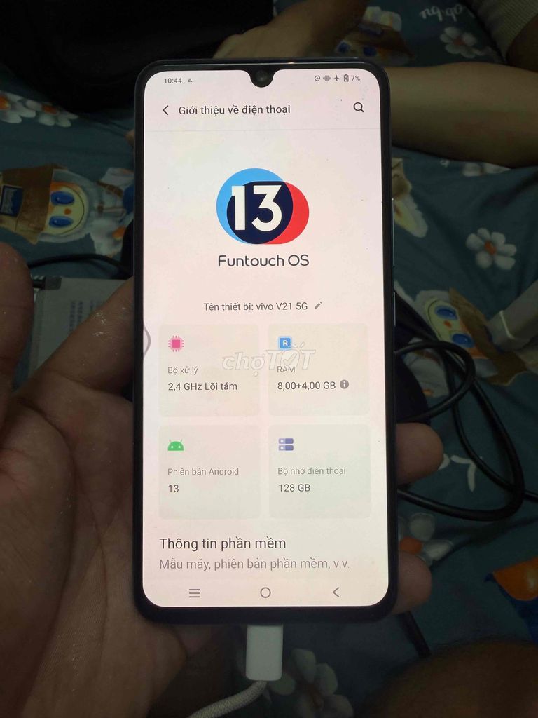 Vivo V21 5G 128GB Tím. Mua bán Điện thoại tại Quận 12 Tp Hồ Chí Minh được đăng bởi Bán IPhone Trả góp bao nợ xấu  hình 1