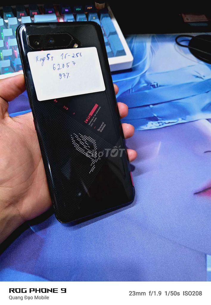 Rogphone 5s bản cao 16-256 imei (62057). Mua bán Điện thoại tại Quận Hà Đông Hà Nội được đăng bởi Đạo Nguyễn hình 1