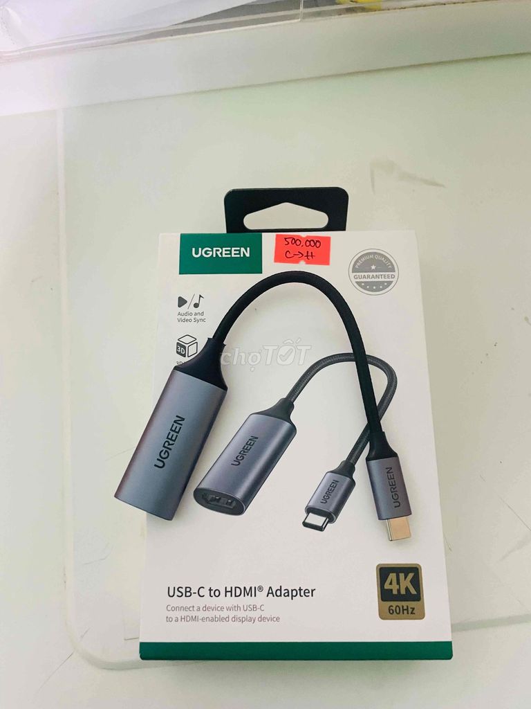 Bộ chuyển đổi UGREEN USB-C to HDMI. Mua bán Phụ kiện (Màn hình, Chuột...) tại Thành phố Qui Nhơn Bình Định được đăng bởi Long Bảo hình 1