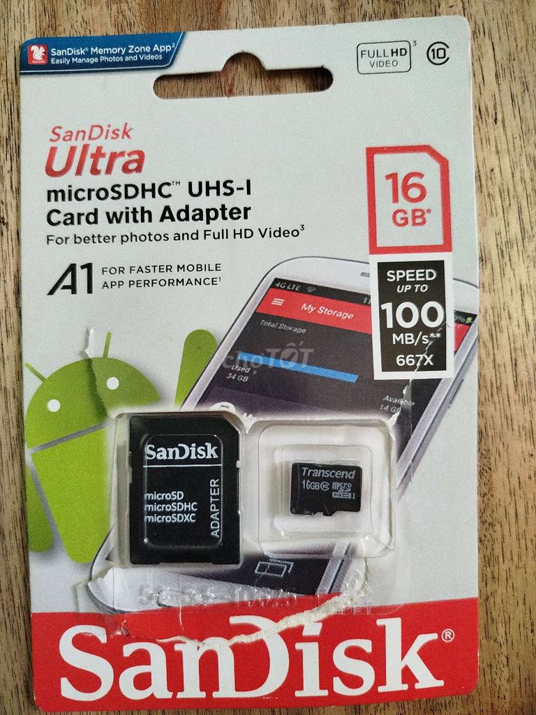 Thẻ nhớ micro sdhc 16GB