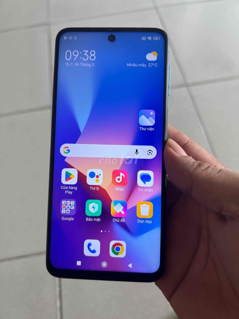 Xiaomi Redmi Note 9S 64GB Xanh. Mua bán Điện thoại tại Thành phố Dĩ An Bình Dương được đăng bởi shop máy củ zin uy tín hình 1