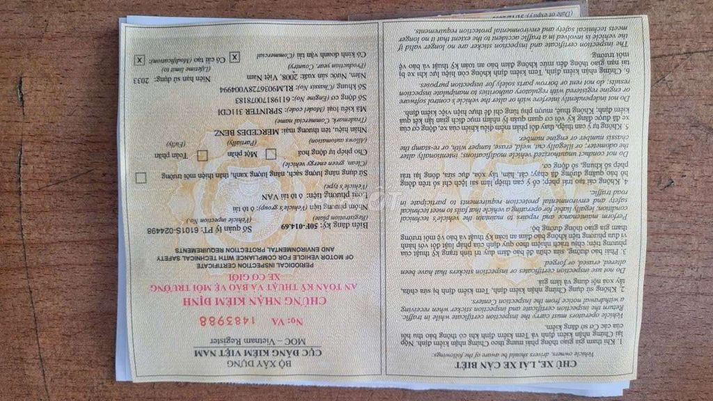 Mercedes-Benz Sprinter 311CDI 2008 6 chỗ. Mua bán Ô tô tại Quận 12 Tp Hồ Chí Minh được đăng bởi Trung hình 17