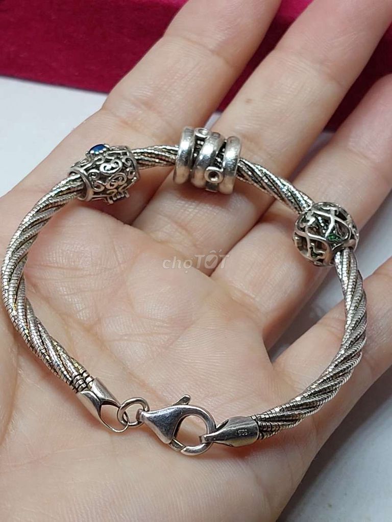 Vòng Pandora Bạc Italy 925