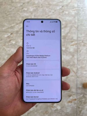 Xiaomi 15 Ultra/Rom Quốc tế/12G/256G đẹp 99.9