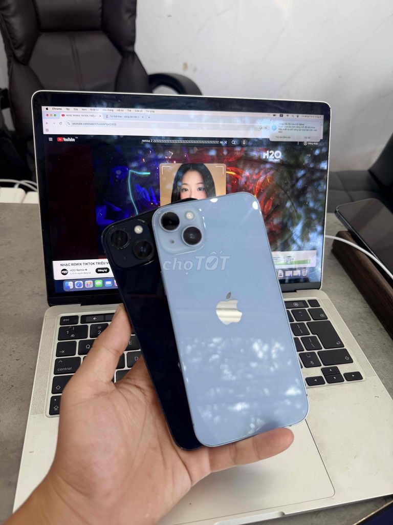 Apple iPhone 14 Plus 128GB Xanh. Mua bán Điện thoại tại Quận Ngũ Hành Sơn Đà Nẵng được đăng bởi Nghĩa  hình 1