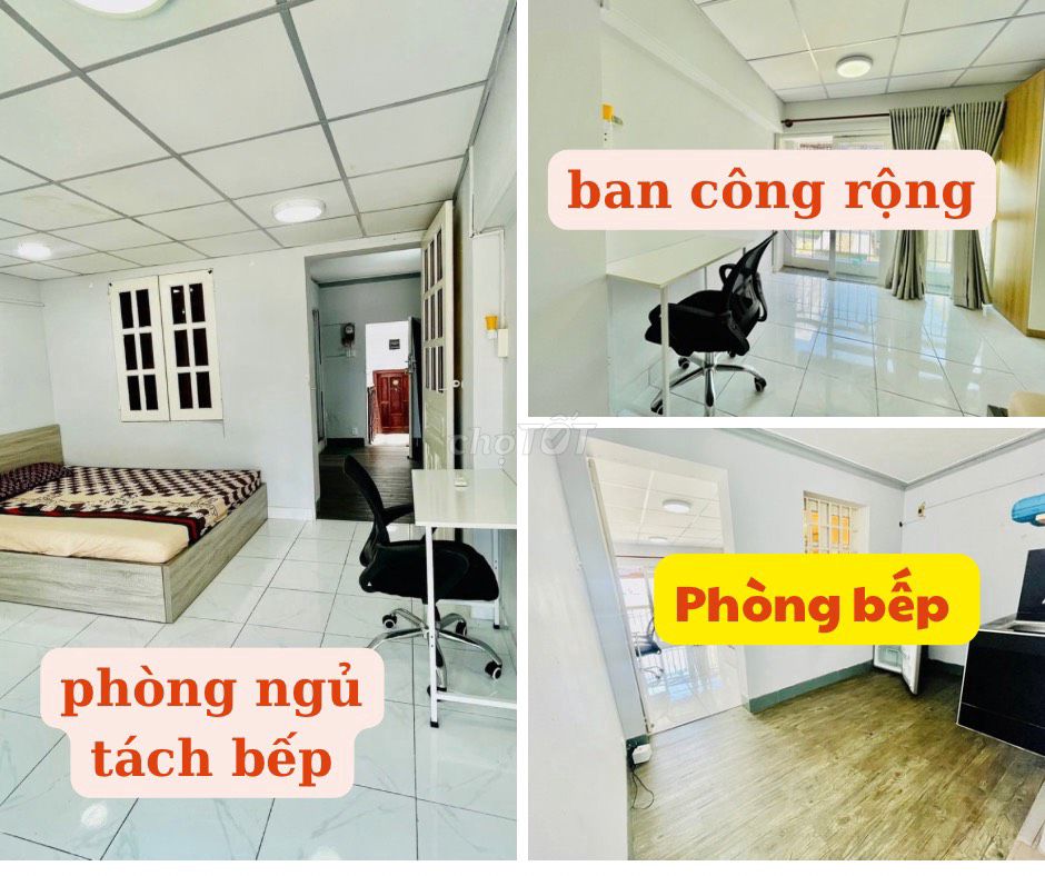 CHO THUÊ CĂN HỘ 35M2 - 1PN BAN CÔNG - GẦN CÔNG VIÊN LÊ VĂN TÁM