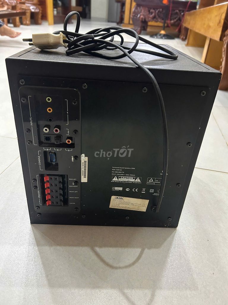 Loa Sub Logitech Đen Hư mạch. Mua bán Tivi, Âm thanh tại Thành phố Buôn Ma Thuột Đắk Lắk được đăng bởi Ngô Nhật Hoàng hình 1