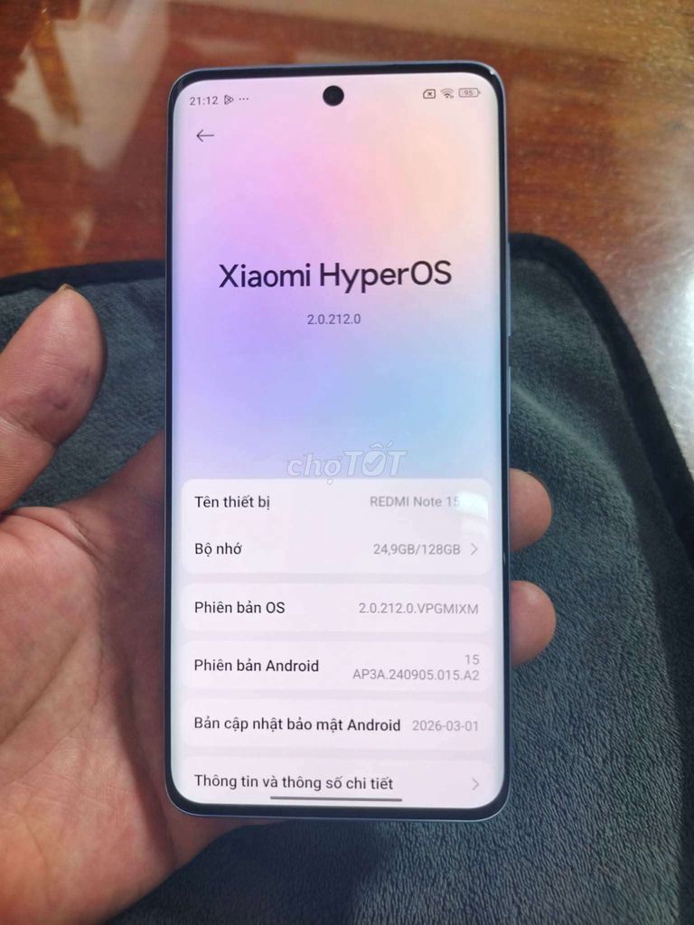 Xiaomi Redmi Note 15 5G zin full bán và Giao lưu. Mua bán Điện thoại tại Quận Bình Tân Tp Hồ Chí Minh được đăng bởi mua thì gọi ko tiếp nhắn tin hỏi hình 1